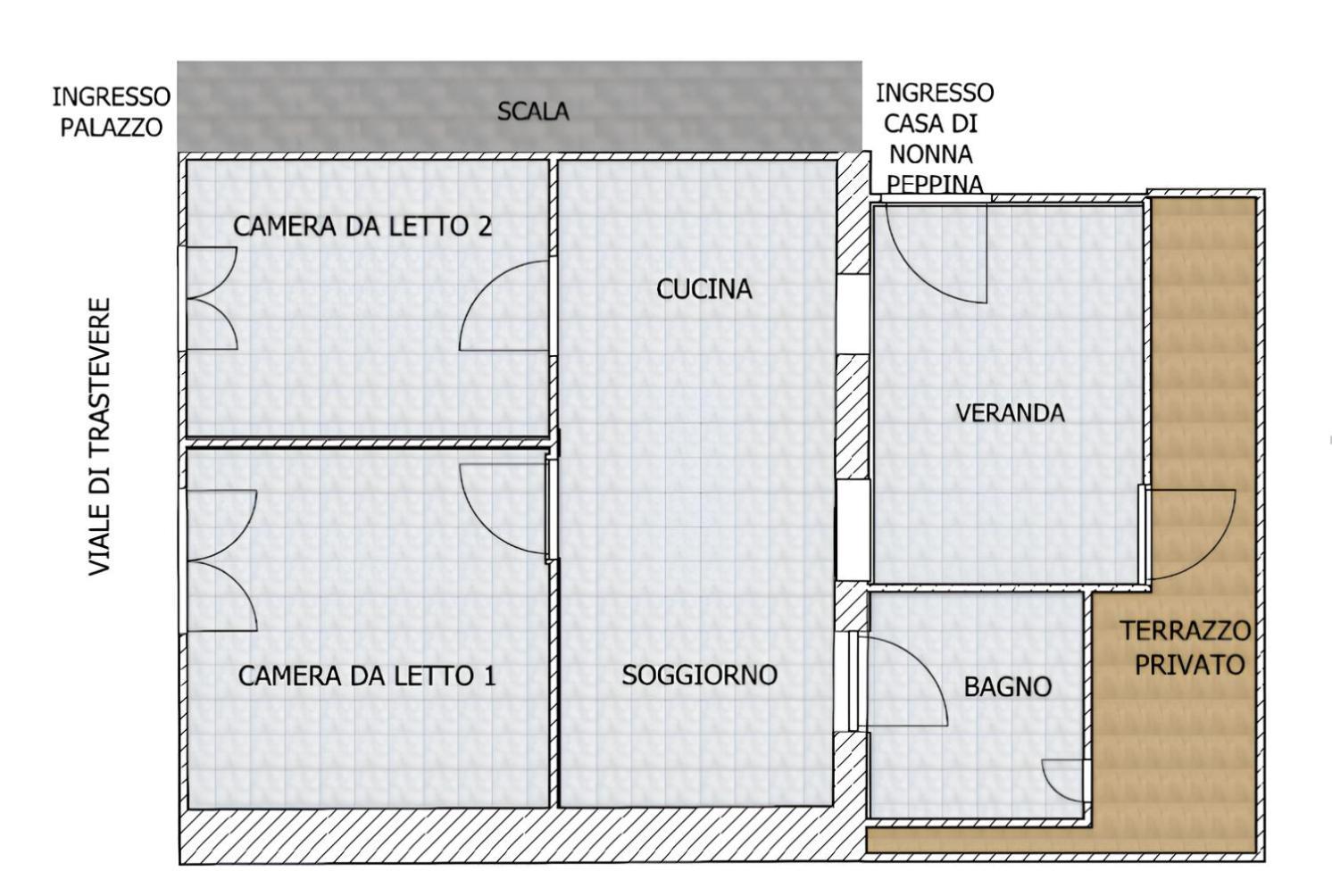 La Casa Di Nonna Peppina A Trastevere Roma Ngoại thất bức ảnh